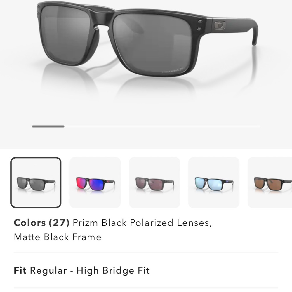 Oakley black Prism Sunglasses